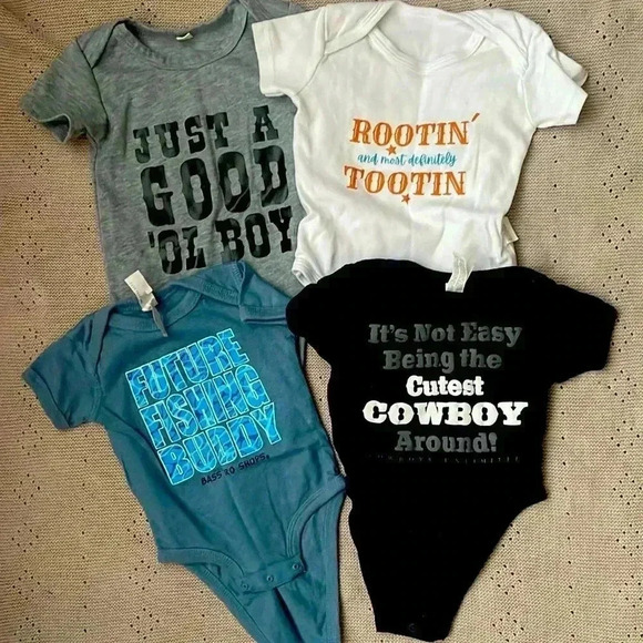 Little country boy onesie bundle size 6 months - Picture 1 of 1